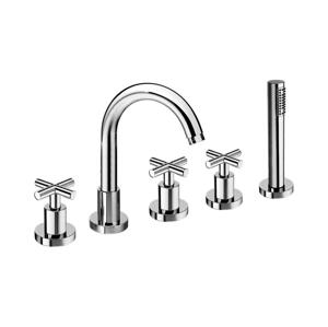 Sapho - Vanová baterie 5-otvorová AXIA lesklý chrom 532