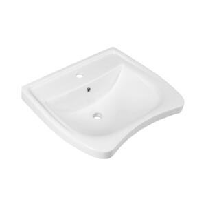 Sapho - Bezbariérové závěsné umyvadlo DISABLED 60x55 cm keramika/bílá 5160