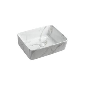 Sapho - Umyvadlo na desku DALMA 47,5x37,5 cm keramika/carrara MM517