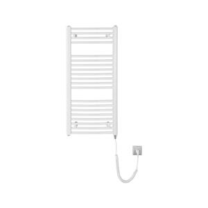 Aqualine Aqualine - Koupelnový elektrický radiátor ORBIT-E 300W/230V 96 cm bílá oblý