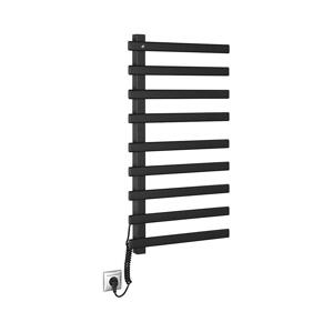 Sapho Sapho - Elektrický sušák na ručníky ELCOR 128W/230V 92 cm matná černá levá