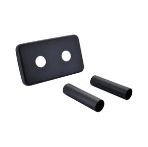 Sapho - Krycí rozeta pro středové připojení TWIN matná černá CP7135B