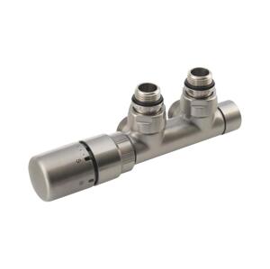 Sapho - Připoj termostatická sada pro středové připojení TWIN levá/matná nerez CP3525S