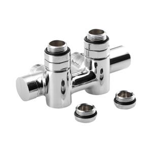 Sapho - Připoj sada lů pro středové připojení TWIN COMBI pravá/lesklý chrom CP461S