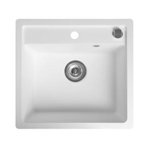 Sapho - Kuchyňský dřez 53x50 cm granit/bílá GR1031