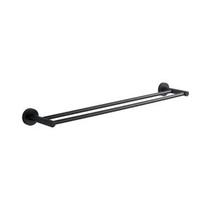 Aqualine Aqualine - Nástěnný věšák na ručníky SAMBA 12x64,5 cm černá