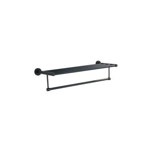 Aqualine Aqualine - Nástěnný věšák na ručníky SAMBA 21x62,5 cm černá