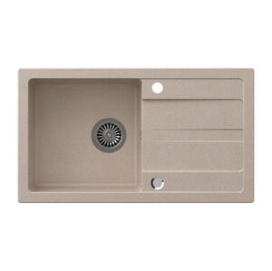 Sapho - Kuchyňský dřez 77x44 cm granit/béžová GR7202