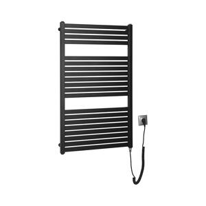 Aqualine Aqualine - Koupelnový elektrický radiátor TONDI-E 400W/230V 97 cm matná černá