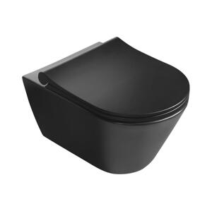 Sapho - Závěsné WC AVVA keramika/černá 100314-110
