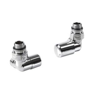 Aqualine - Připojovací sada rohových lů FIRST pravá/lesklý chrom CP920S