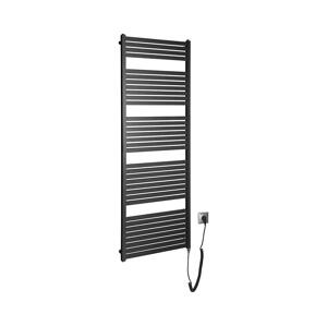 Aqualine Aqualine - Koupelnový elektrický radiátor TONDI-E 800W/230V 169 cm matná černá