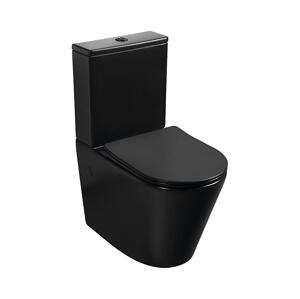 Sapho - WC kombi PACO keramika/černá PC1012WRB