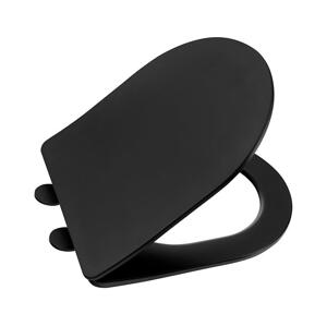 Sapho - Záchodové prkénko SoftClose PACO černá PCS1012B