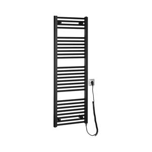 Aqualine Aqualine - Koupelnový elektrický radiátor DIRECT-E 400W/230V 132 cm matná černá