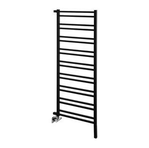 Sapho - Koupelnový radiátor METRO SPACE 525W/230V 55x143 cm matná černá IR438B