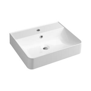 Sapho - Závěsné umyvadlo 50x40 cm litý mramor/bílá KV050