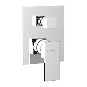 Sapho - Sprchová baterie pro podomítkovou instalaci CUBEMIX lesklý chrom CM042