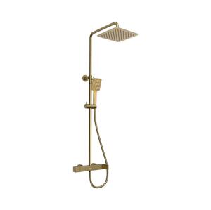 Sapho - Sprchová sada s baterií CUBEMIX matná zlatá CM139GB