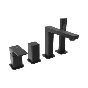 Sapho - Vanová baterie 4-otvorová TURSI matná černá TI052B