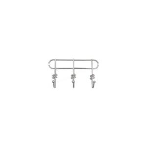 UTC Nástěnný věšák TWIST 13,3x25,3 cm lesklý chrom
