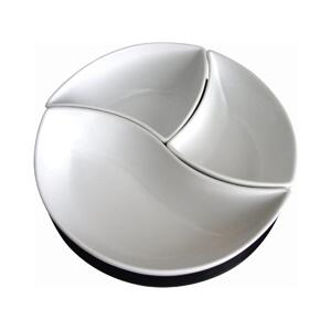 UTC Sada misek s podnosem TORO 3 ks keramika/dřevo 590049