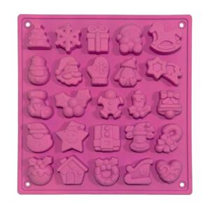 UTC Silikonová forma na čokoládu TORO růžová 268384