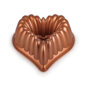 UTC Forma na bábovku KITCHISIMO srdce/měděná 390160