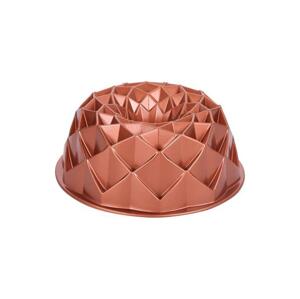 UTC Forma na bábovku KITCHISIMO 24 cm diamant/měděná 390164