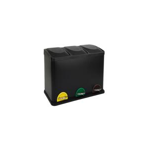 UTC Odpadkový koš na tříděný odpad 45 l černá
