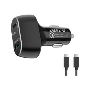 Winner Group Winner Group - Nabíječka do auta 1xUSB-C + 1xUSB-A Power Delivery 63W černá