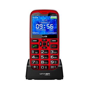 Winner Group Winner Group - Mobilní telefon pro seniory 1600 mAh červená