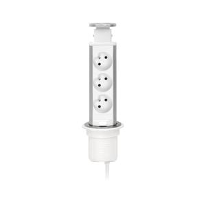 Zásuvkový sloupek pro desku stolu 3x230V 4740098