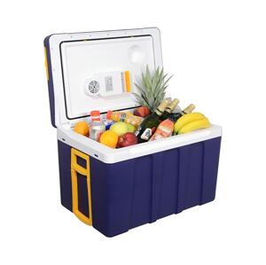 Chladící box pojízdný 60W/230/12V 50 l modrá/žlutá