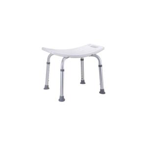 BEMETA Stolička 51x39 cm stříbrná/bílá 353125043