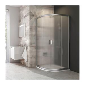 Ravak 3B240U00ZG - Sprchový kout čtyřdílný čtvrtkruhový BLIX 80x80cm satin 3B240U00ZG