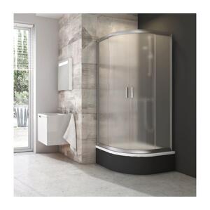 Ravak 3B240U40ZG - Sprchový kout čtyřdílný čtvrtkruhový BLIX 80x80 cm satin 3B240U40ZG