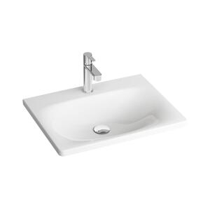 Ravak XJX01250000 - Zápustné umyvadlo BALANCE 50x46,5 cm keramika/bílá XJX01250000