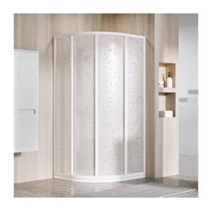 Ravak 3114O10211 - Sprchový kout čtyřdílný čtvrtkruhový SUPERNOVA 80x80 cm bílá 3114O10211