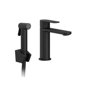 Ravak X070462 - Umyvadlová baterie s bidetovou sprškou CHROME černá X070462