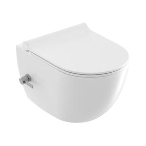 Ravak X01912 - Závěsné WC s bidetovou tryskou CHROME keramika/bílá X01912