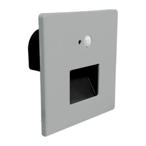 Brilagi -LED Schodišťové svítidlo se senz. JACK LED/3W/230V 3000/4000/6500K šedá GXDO095