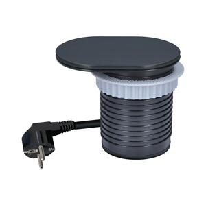PP124CB-PD20 - Vestavná zásuvka 20W 1Z +USB A+C černá