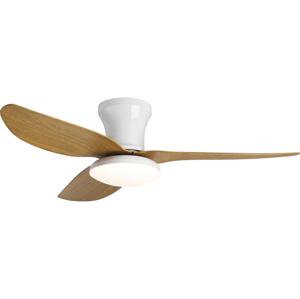 Brilagi Brilagi-LED Stmívatelný stropní látor LED/30W/230V 3000-6500K bílá/hnědá+DO