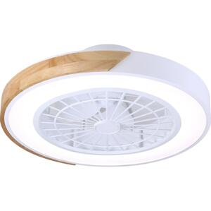Brilagi-LED Stmív. svítidlo s látorem LED/30W/230V 3000-6500K bílá/dub + DO WF-OSD-039-WHT