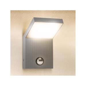 Brilagi Brilagi - LED Venkovní nástěnné svítidlo se senzorem RIANO LED/8W/230V stříbrná