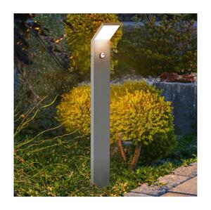 Brilagi Brilagi - LED Venkovní lampa se senzorem RIANO LED/8W/230V stříbrná