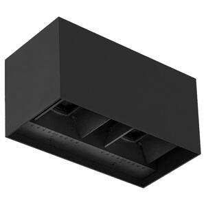 Brilagi Brilagi - LED Venkovní nástěnné svítidlo DOUBLE CUBE LED/12W/230V černá IP65