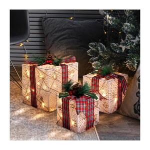 Brilagi - SADA 3x LED Venkovní vánoční dekorace LED/230V IP44 dárky 1v291-OEM1