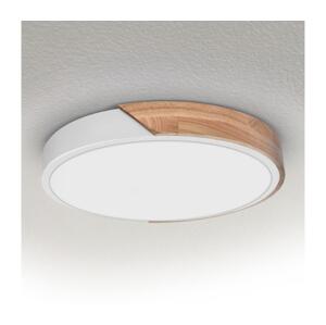Brilagi - LED Stropní svítidlo PILANA LED/24W/230V dub/bílá pr. 30 cm WO800-OEM25-30